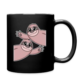 Paresseux paresseux - Mug uni - noir - Droite