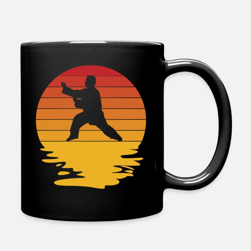 Tai Chi Kampfkunst Meditation Selbstverteidigung - Tasse einfarbig - Schwarz