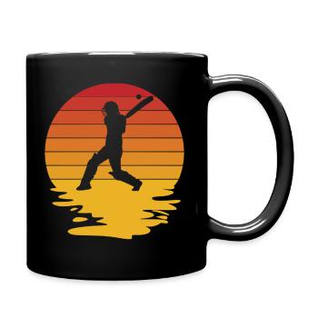 Cricketer CricketEr Cricket Match Cadeau - Mug uni - noir - Droite