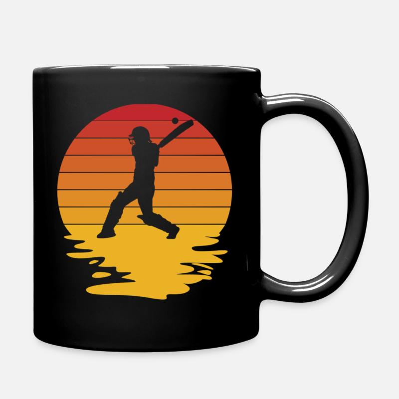 Cricketer CricketEr Cricket Match Gift - Full Colour Mug - black