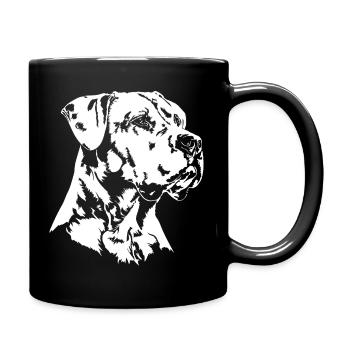 DOGO ARGENTINO Chien Portrait Chien Wilsigns - Mug uni - noir - Droite