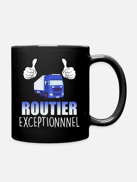 Routier exceptionnnel - Mug uni - noir