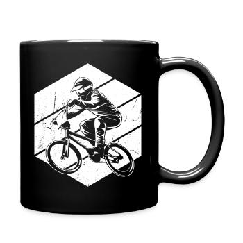 BMX Racing - Tasse einfarbig - Schwarz - Rechts