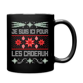 Pull moche de noel t-shirt de noel - Mug uni - noir - Droite