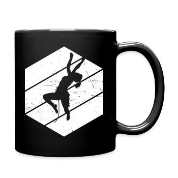 Bouldering Women Bouldering Bouldering Climbing - Full Colour Mug - black - Right