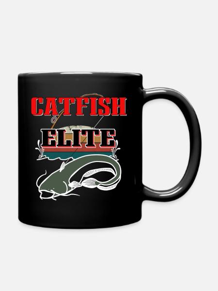 Catfish Elite - Tasse einfarbig - Schwarz