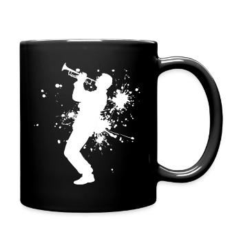 Trumpet TrumpetEr Jazz Trumpeter Trumpet Player - Full Colour Mug - black - Right