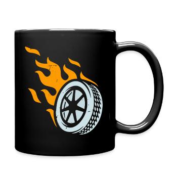 Le sport automobile est notre passion. - Mug uni - noir - Droite