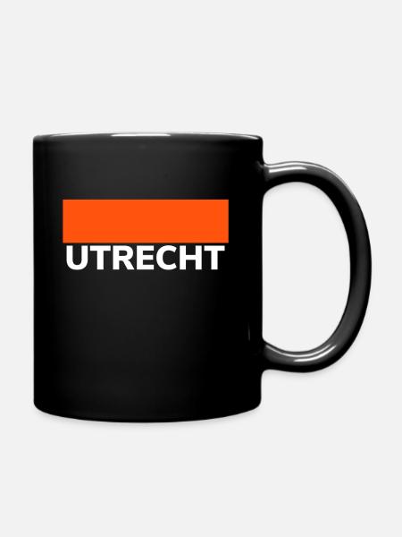 Utrecht T-Shirt Niederlande - Tasse einfarbig - Schwarz