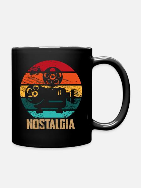 nostalgia - Full Colour Mug - black