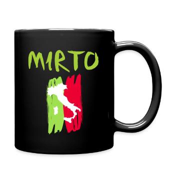 Mirto Italia - Tasse einfarbig - Schwarz - Rechts