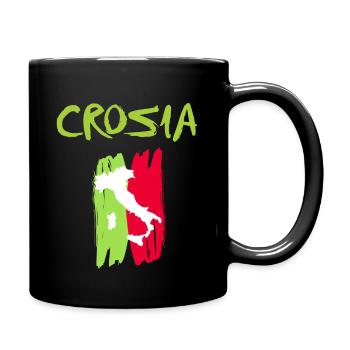 Crosia Italien Cosenza Calabria T-Shirt Crosia - Tasse einfarbig - Schwarz - Rechts