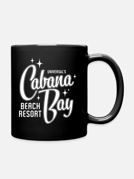 Cabana Bay Beach Resort (Blanc) - Mug uni - noir