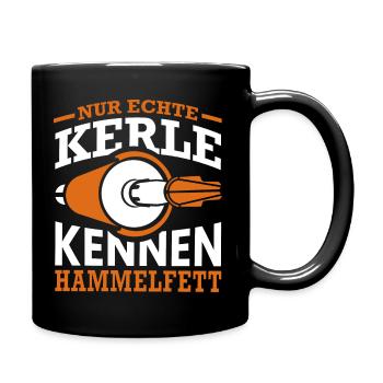 Fensterbauer Spruch Geschenk - Tasse einfarbig - Schwarz - Rechts