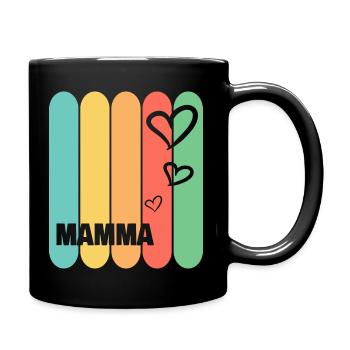 Maman de cœur - Mug uni - noir - Droite