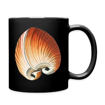 Sandy Seashells - Full Colour Mug - black - Right