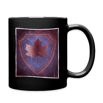 Wald Ahornbaum Baum - Tasse einfarbig - Schwarz - Rechts