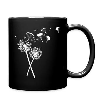Dandelion Paragliding Paragliding Bestseller - Full Colour Mug - black - Right