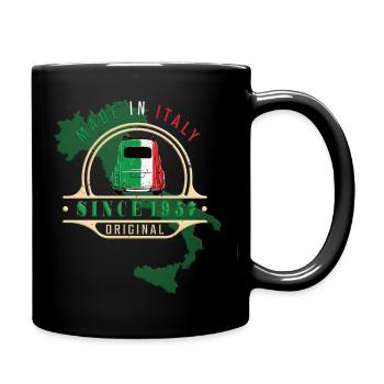 Fabriqué en Italie 1957 Oldtimer Car 500 Bambino - Mug uni - noir - Droite