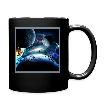 Chaos spatial - Mug uni - noir - Droite