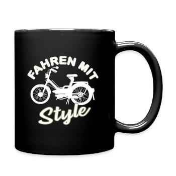 Moped Ride Mokick Scooter Moped Mechatronics Technician - Full Colour Mug - black - Right