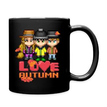 Love Autumn - Full Colour Mug - black - Right