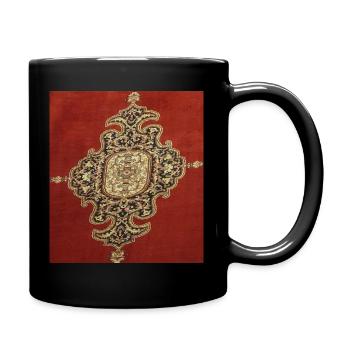Teppichdesign - Tasse einfarbig - Schwarz - Rechts