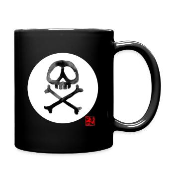 Flagge - Tasse einfarbig - Schwarz - Rechts