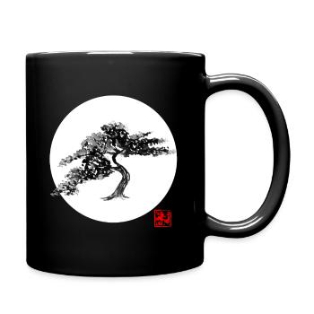 Bonsai - Full Colour Mug - black - Right