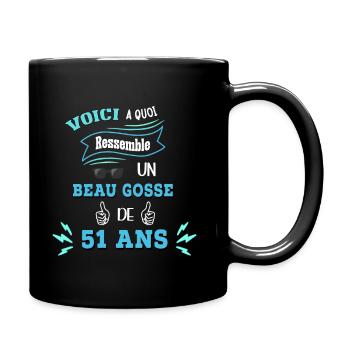 Idée De Cadeau Drôle Pour Les Beaux Gosses - Mug uni - noir - Droite