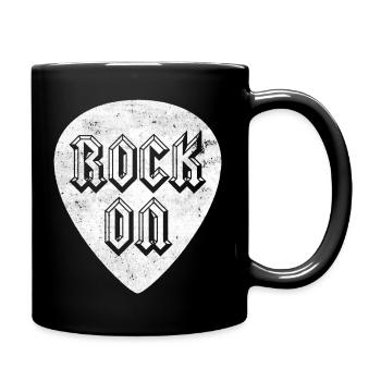 Rock On! - Tasse einfarbig - Schwarz - Rechts