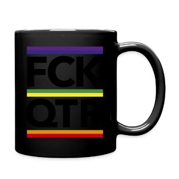 FCK QTR - Full Colour Mug - black - Right