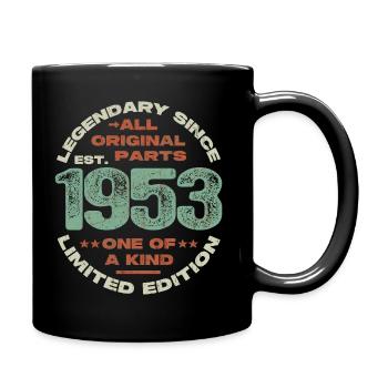 Legendary since 1953 - 70 years - Full Colour Mug - black - Right