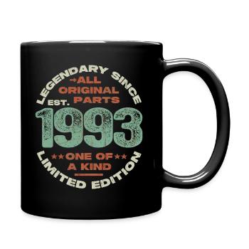 Legendary since 1993 - 30 years - Full Colour Mug - black - Right