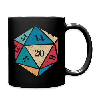RPG-RPG-Tabletop-Rollenspiele Gamer-Rollenspiel - Tasse einfarbig - Schwarz - Rechts