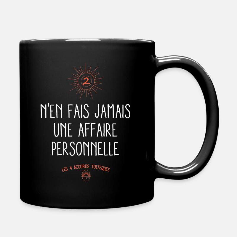 Les 4 accords toltèques ☀️ TASSE MUG - Mug uni - noir