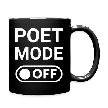 Poet Mode OFF - Full Colour Mug - black - Right