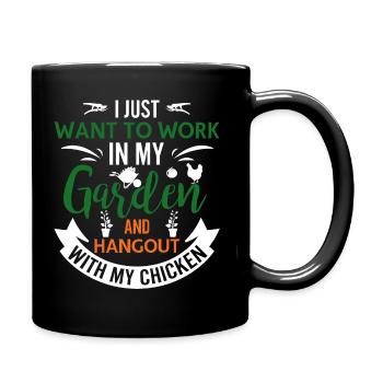 Hobby gardeners, fruit and vegetable gardeners - Full Colour Mug - black - Right