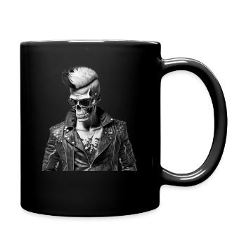 Rocker Skull - Full Colour Mug - black - Right