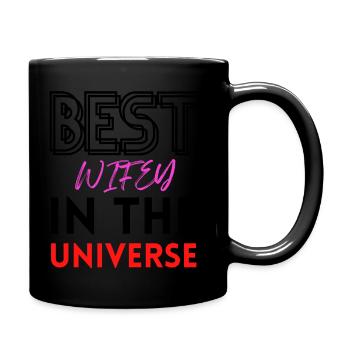 Universe's Best Wifey - Full Colour Mug - black - Right