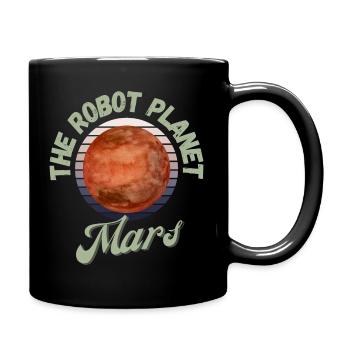 The Robot Planet - Mars - Full Colour Mug - black - Right