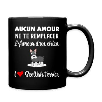 Scottish Terrier Chien Humour - Mug uni - noir - Droite