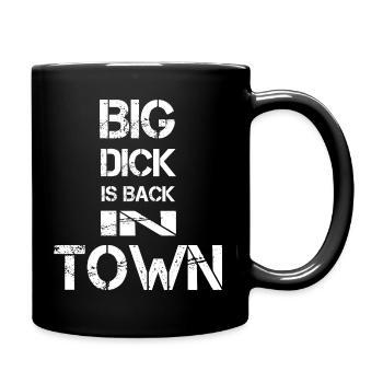 GRAND D... EST DE RETOUR EN VILLE - Mug uni - noir - Droite
