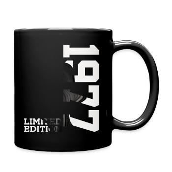 ÉDITION LIMITÉE 49E ANNIVERSAIRE 1977 - Mug uni - noir - Droite