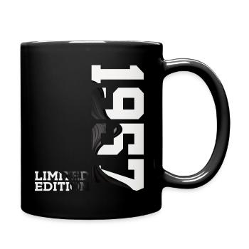 ÉDITION LIMITÉE 69E ANNIVERSAIRE 1957 - Mug uni - noir - Droite