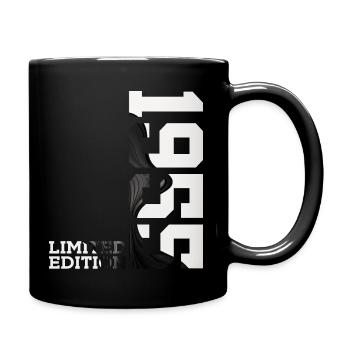 ÉDITION LIMITÉE 71E ANNIVERSAIRE 1955 - Mug uni - noir - Droite
