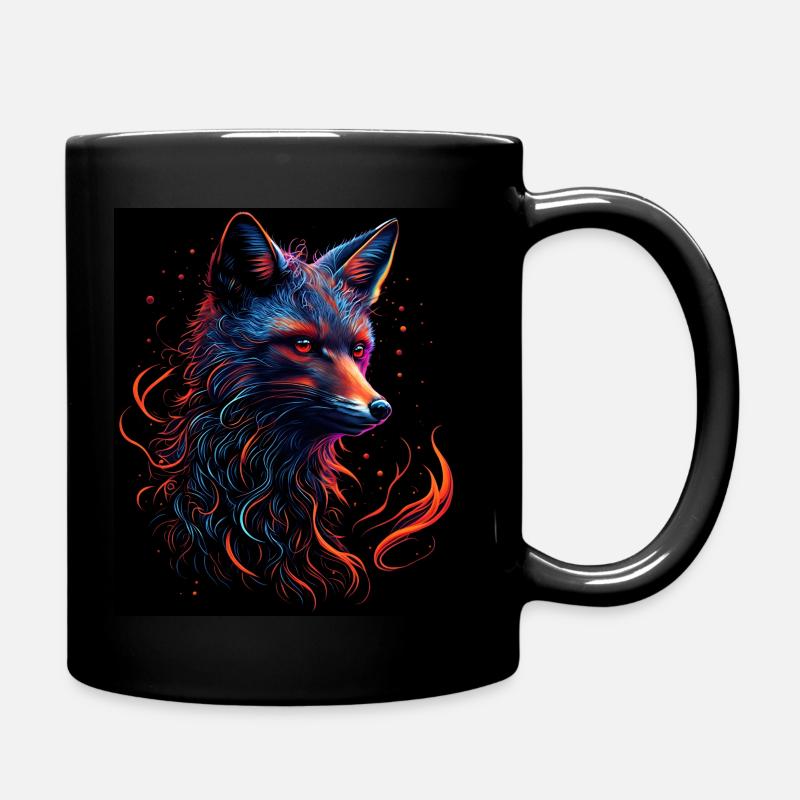 foxy - Full Colour Mug - black