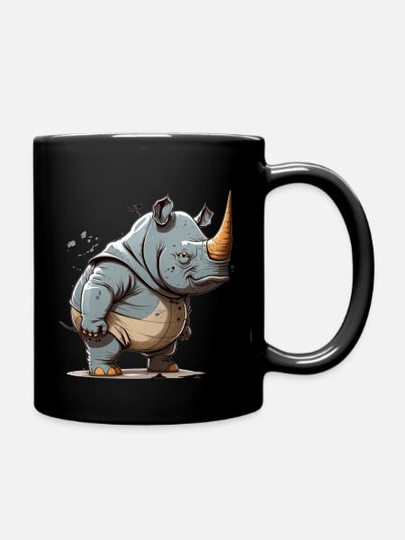 Rhinocéros - Mug uni - noir
