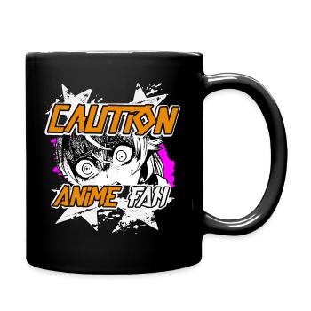 Japanese Anime Manga Girl Streetwear - Full Colour Mug - black - Right
