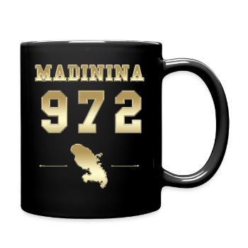 Martinique Madinina 972 Geschenk Antillen Karte - Tasse einfarbig - Schwarz - Rechts